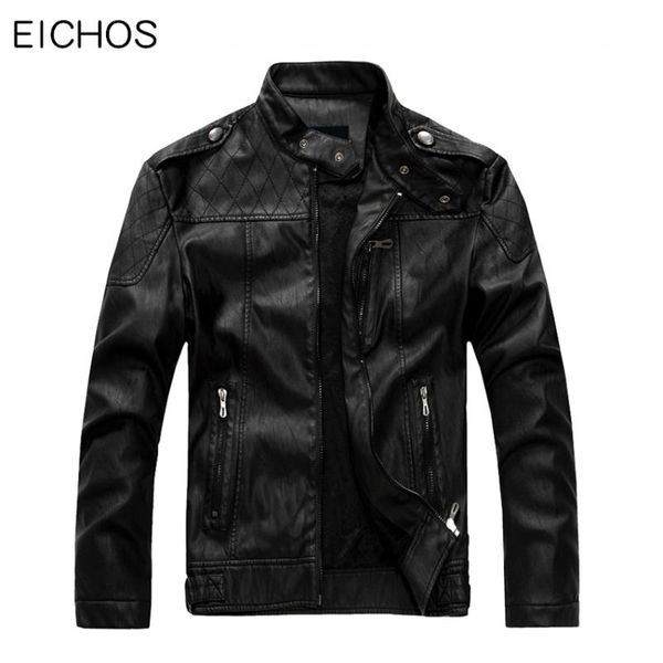 men's fur & faux eichos western cowboy men leather jacket autumn winter plus velvet motorcycle jackets male business casual coats, Black
men's fur & faux eichos western cowboy men leather jacket autumn winter plus velvet motorcycle jackets male business casual coats, Black