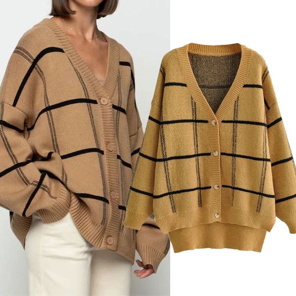 women's sweaters za autumn women's nightgown fashion trellises printing long sleeve cardigans jacket vintage streetwear d31g, White;black
women's sweaters za autumn women's nightgown fashion trellises printing long sleeve cardigans jacket vintage streetwear d31g, White;black
