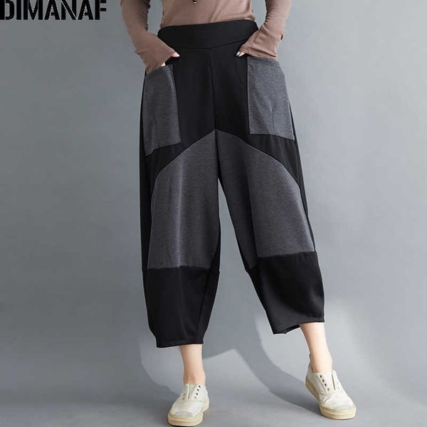 plus size women long pants trousers cotton patchwork black loose casual female lady basic elastic waist pantalones 210531, Black;white
plus size women long pants trousers cotton patchwork black loose casual female lady basic elastic waist pantalones 210531, Black;white