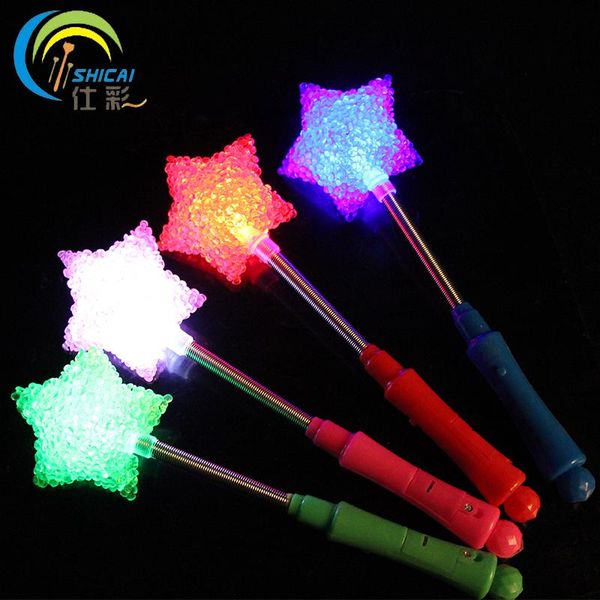 party decoration 5pcs / flashing light sticks with spring blinking star led for festival concert halloween christmas masquerade plastic toy
party decoration 5pcs / flashing light sticks with spring blinking star led for festival concert halloween christmas masquerade plastic toy