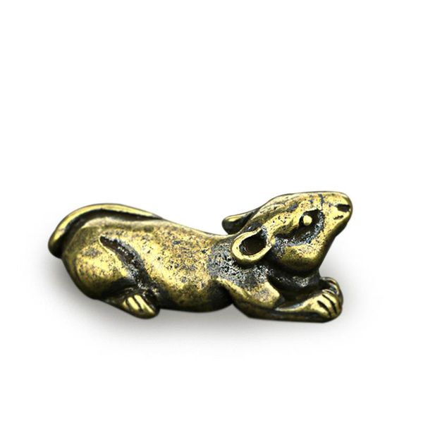 decorative objects & figurines 1* 4.2*1.6cm solid brass lucky rat mouse statue figurine mini home decoration ornaments fine workmanship
decorative objects & figurines 1* 4.2*1.6cm solid brass lucky rat mouse statue figurine mini home decoration ornaments fine workmanship