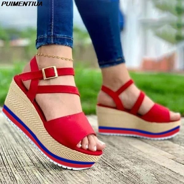 women sandals 2021 heels woman slippers platform wedges shoes ladies summer slides mujer buckle flip flops plus size, Black
women sandals 2021 heels woman slippers platform wedges shoes ladies summer slides mujer buckle flip flops plus size, Black