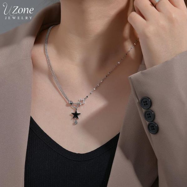 pendant necklaces uzone exquisite stainless steel small star jewelry choker chain necklace for women girls birthday gift bijoux, Silver
pendant necklaces uzone exquisite stainless steel small star jewelry choker chain necklace for women girls birthday gift bijoux, Silver