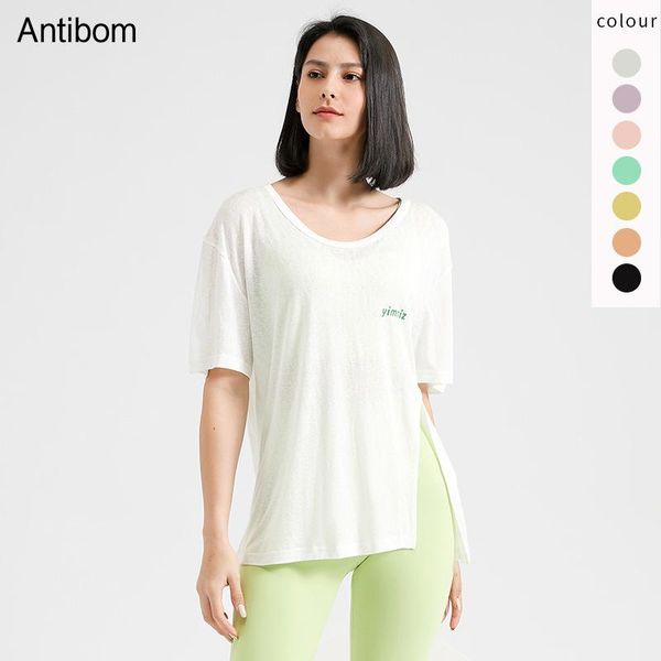 yoga outfit antibom o-neck woman t-shirts loose short sleeve sports fitness gym clothing running breathable athletic solid color shirts
yoga outfit antibom o-neck woman t-shirts loose short sleeve sports fitness gym clothing running breathable athletic solid color shirts