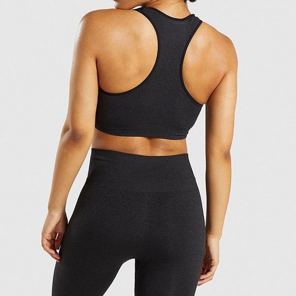 gym clothing resistant running bar vest style yoga bra women seamless fitness sports crop shirt, White;black
gym clothing resistant running bar vest style yoga bra women seamless fitness sports crop shirt, White;black