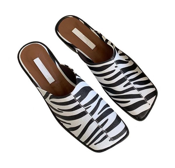 slippers rough heel wrap head half slipper female summer one foot pedals all-around wear fashion personality leather sandals, Black
slippers rough heel wrap head half slipper female summer one foot pedals all-around wear fashion personality leather sandals, Black