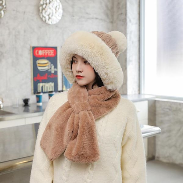 beanie/skull caps 2021 fashion design autumn winter hat women's warm wool cute hair ball scarf thick knit set, Blue;gray
beanie/skull caps 2021 fashion design autumn winter hat women's warm wool cute hair ball scarf thick knit set, Blue;gray