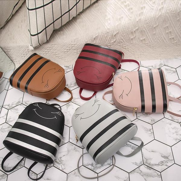 backpack smile striped children schoolbag women fashion tide leisure lapshoulder bag wholesale
backpack smile striped children schoolbag women fashion tide leisure lapshoulder bag wholesale