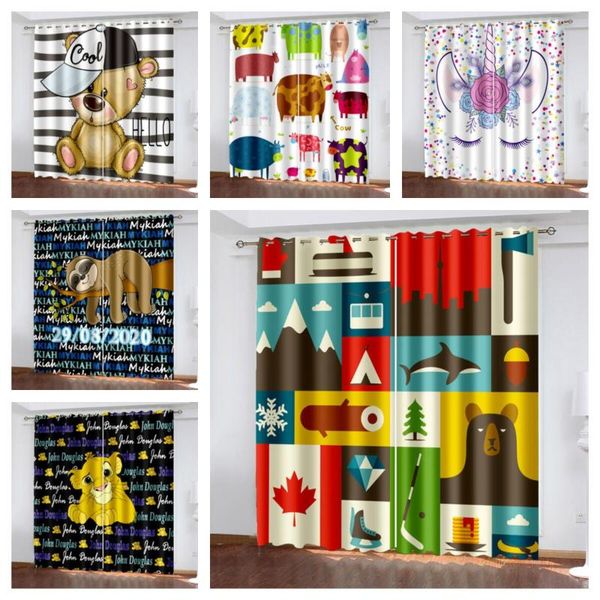 curtain & drapes cartoon funny animal pattern children's bedroom living room shade custom suit with hook accessories
curtain & drapes cartoon funny animal pattern children's bedroom living room shade custom suit with hook accessories