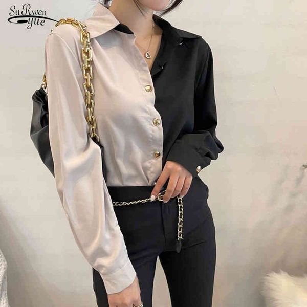 spring fashion women shirt casual spliced clothing ol plus size long sleeve chiffon blouse camisa femenina 13246 210521, White
spring fashion women shirt casual spliced clothing ol plus size long sleeve chiffon blouse camisa femenina 13246 210521, White