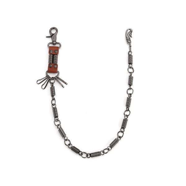 keychains fashion belts waist keychain charm double hinge belt rock punk hiphop pant trousers jeans wallet chain dr87, Silver
keychains fashion belts waist keychain charm double hinge belt rock punk hiphop pant trousers jeans wallet chain dr87, Silver