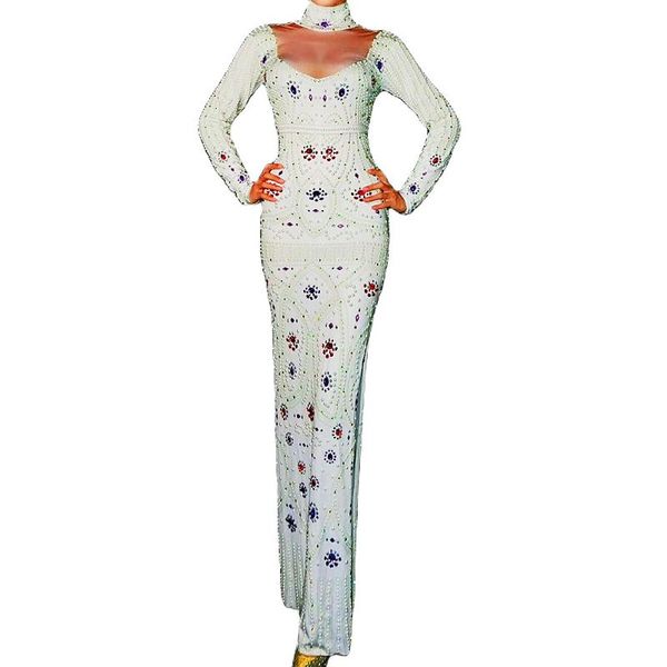 stage wear party dress women sparkling rhinestones pattern printing high split fork dresses backless ankle-length nightclub show, Black;red
stage wear party dress women sparkling rhinestones pattern printing high split fork dresses backless ankle-length nightclub show, Black;red