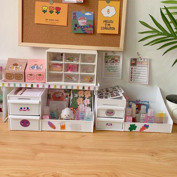 cartoon multi layers drawer deskcosmetic finishing box plastic makeup stationery sundry organizer storage case container bags & cases
cartoon multi layers drawer deskcosmetic finishing box plastic makeup stationery sundry organizer storage case container bags & cases