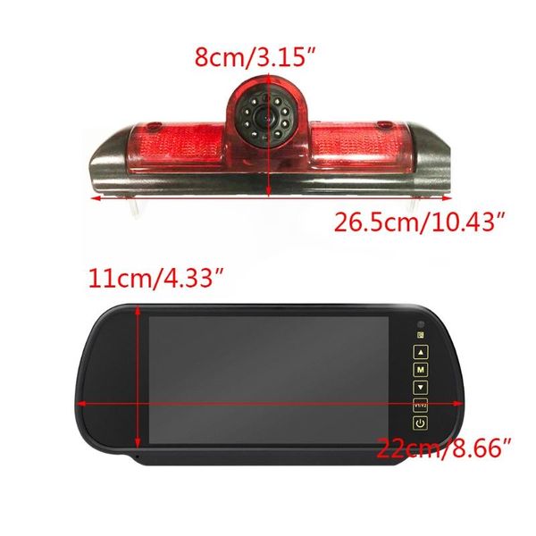 brake light rear view reversing parking camera & 7 inch monitor for 1xcf car dvr dvrs
brake light rear view reversing parking camera & 7 inch monitor for 1xcf car dvr dvrs