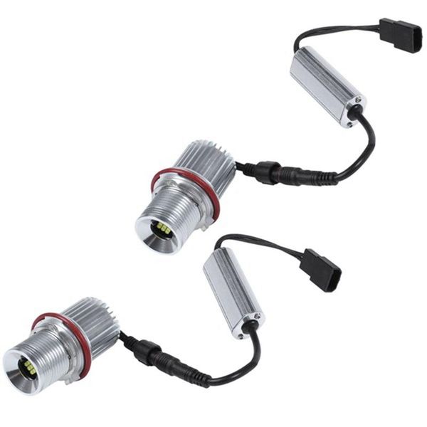 car headlights 2pcs 45w white angle eyes led marker halo ring light bulb for e39 e53 e60 e61 super bright energy save
car headlights 2pcs 45w white angle eyes led marker halo ring light bulb for e39 e53 e60 e61 super bright energy save