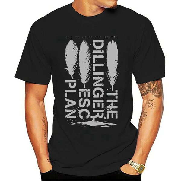 men's t-shirts anime official the dillinger escape plan feathers t-shirt graphic, White;black
men's t-shirts anime official the dillinger escape plan feathers t-shirt graphic, White;black