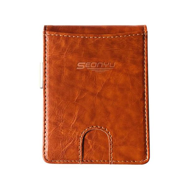 card holders men's brand business multi-card slots wallet pu leather short design money clip vintage luxury holder clutch purse, Brown;gray
card holders men's brand business multi-card slots wallet pu leather short design money clip vintage luxury holder clutch purse, Brown;gray