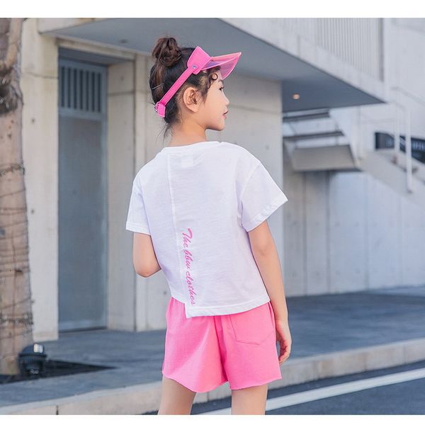 clothing sets summer teenagers girls 2-pcs white t-shirt + shorts kids sports fashion e22097 vr5b
clothing sets summer teenagers girls 2-pcs white t-shirt + shorts kids sports fashion e22097 vr5b