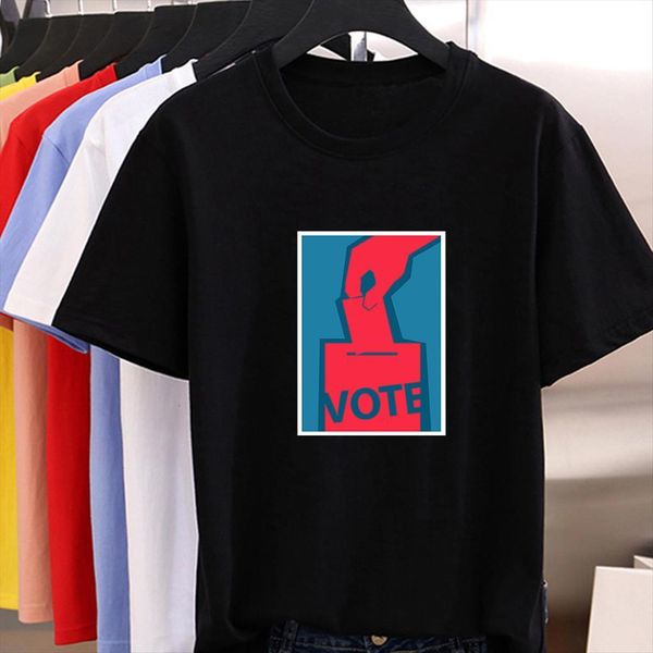 korean trend summer ropa mujer women t shirt vote printing streetwear womens exquisite o neck multicolor, White
korean trend summer ropa mujer women t shirt vote printing streetwear womens exquisite o neck multicolor, White