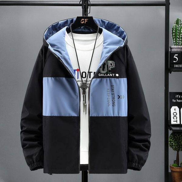 men's jackets spring jacket autumn casual zipper coat fashion splicing printing hooded men sports hip hop streetwear mens, Black;brown
men's jackets spring jacket autumn casual zipper coat fashion splicing printing hooded men sports hip hop streetwear mens, Black;brown