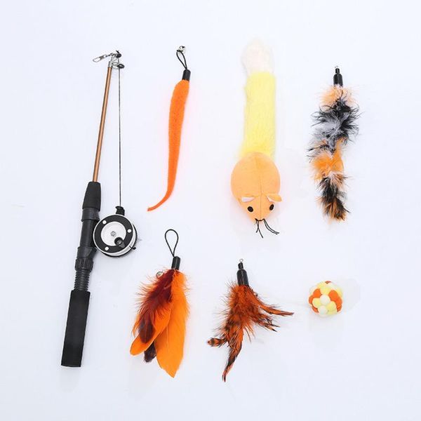cat toys feather retractable wand toy 6 pcs refills mouse feathers for indoor kitten play chase exercise accessories
cat toys feather retractable wand toy 6 pcs refills mouse feathers for indoor kitten play chase exercise accessories