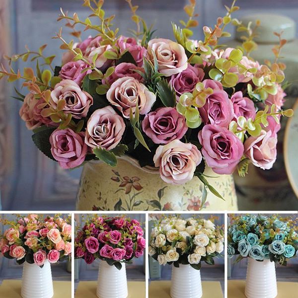 decorative flowers & wreaths wedding bridal european bunch artificial rose leaf bouquet decal
decorative flowers & wreaths wedding bridal european bunch artificial rose leaf bouquet decal