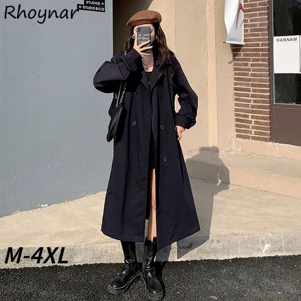women's trench coats women stylish solid elegant spring ladies clothing all-match preppy style ulzzang basic teens classic chic streetw, Tan;black
women's trench coats women stylish solid elegant spring ladies clothing all-match preppy style ulzzang basic teens classic chic streetw, Tan;black
