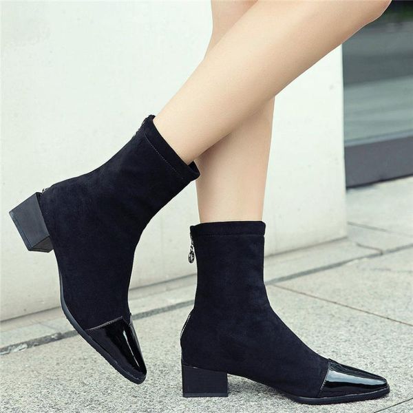 boots chic shoes women faux suede chunky low heels ankle female high square toe platform pumps ladies casual, Black
boots chic shoes women faux suede chunky low heels ankle female high square toe platform pumps ladies casual, Black