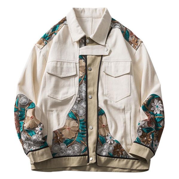 men's jackets embroidery stitching baseball uniform men couple loose-fitting workwear jacket contrast color casual outerwear & coats, Black;brown
men's jackets embroidery stitching baseball uniform men couple loose-fitting workwear jacket contrast color casual outerwear & coats, Black;brown