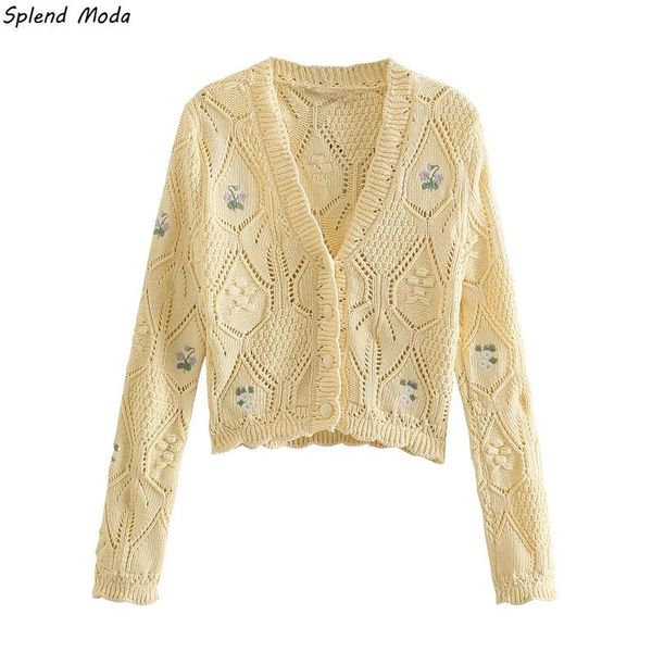 women's knits & tees splend moda autumn fashion floral embroidered v-neck sweater cardigan jacket chic vintage hollow women crochet kni, White
women's knits & tees splend moda autumn fashion floral embroidered v-neck sweater cardigan jacket chic vintage hollow women crochet kni, White