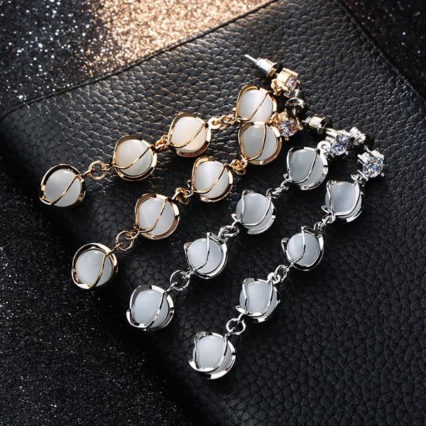 han version temperament show thin cat eye stone ear pendant long 100 lap ins cold wind net red earrings fashion stud, Golden;silver
han version temperament show thin cat eye stone ear pendant long 100 lap ins cold wind net red earrings fashion stud, Golden;silver