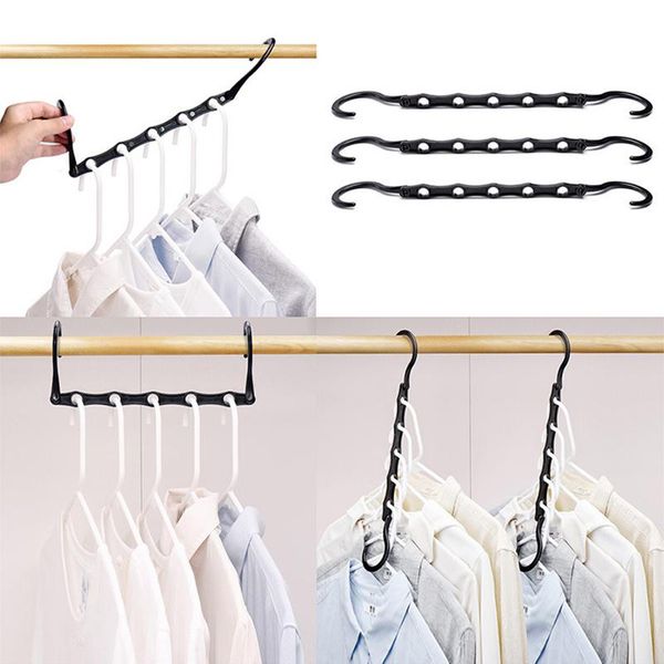 1/3/5pcs plastic magic hanger multi-function folding rotating clothes hook space saver home storage organizer hangers & racks
1/3/5pcs plastic magic hanger multi-function folding rotating clothes hook space saver home storage organizer hangers & racks