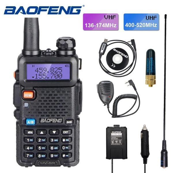 walkie talkie uv-5r baofeng professional vhf uhf dual band hf transceiver long rang two way cb radio communicator for hunting
walkie talkie uv-5r baofeng professional vhf uhf dual band hf transceiver long rang two way cb radio communicator for hunting
