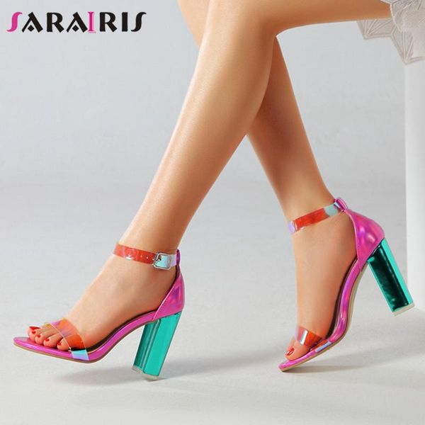 high heels summer sandals fashion colorful mixed-color women 2021 trendy pvc strap shoes woman, Black
high heels summer sandals fashion colorful mixed-color women 2021 trendy pvc strap shoes woman, Black