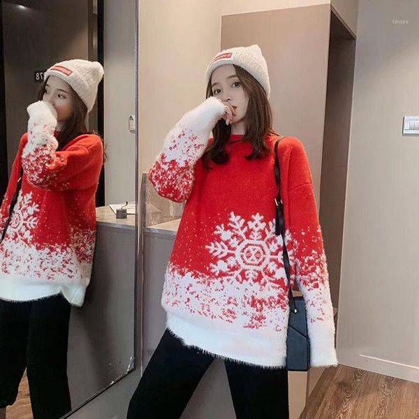 women's sweaters ladies korea long sleeve sweater women knitting thick o-neck pullover and jumper loose1, White;black
women's sweaters ladies korea long sleeve sweater women knitting thick o-neck pullover and jumper loose1, White;black