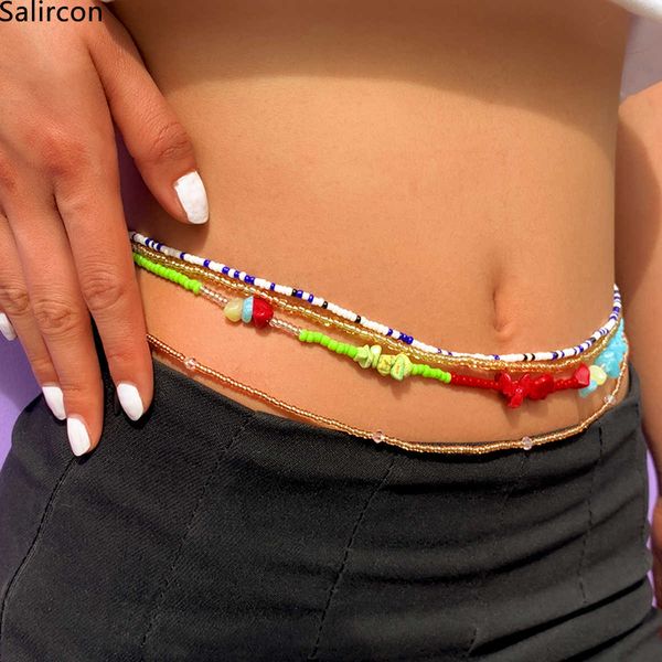boho elastic multilayer hand-woven beaded waist chain women irregular stone belly belt chain spring summer vacation jewelry p0811, Silver
boho elastic multilayer hand-woven beaded waist chain women irregular stone belly belt chain spring summer vacation jewelry p0811, Silver