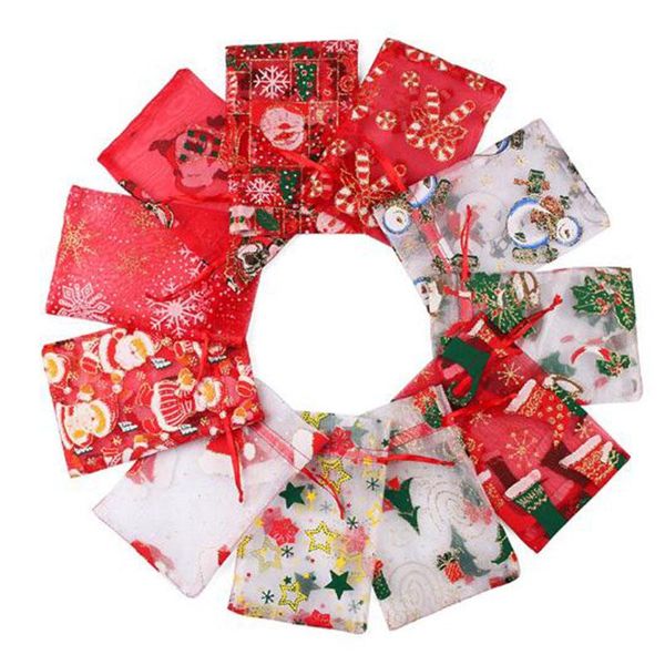 christmas decorations 50pcs/set gift bag drawstring candy package santa claus snowman pattern festival jewelry decorated container
christmas decorations 50pcs/set gift bag drawstring candy package santa claus snowman pattern festival jewelry decorated container