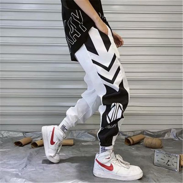 men streetwear hip hop pants fashion trend joggers loose harem pant ankle length trousers sport casual sweatpants white techwear, Black
men streetwear hip hop pants fashion trend joggers loose harem pant ankle length trousers sport casual sweatpants white techwear, Black