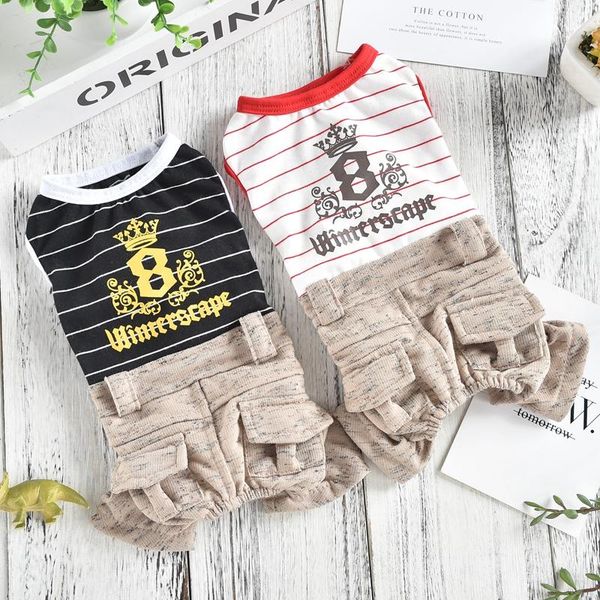 dog apparel cotton stripe vest pet pajamas for small puppies animal spring autumn jumpsuit suit clothes s xxl chihuahua mascotas supply
dog apparel cotton stripe vest pet pajamas for small puppies animal spring autumn jumpsuit suit clothes s xxl chihuahua mascotas supply