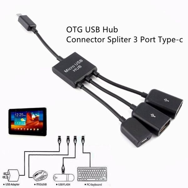 hubs multi-function 3in1 tablet computer windows 7/8 otg type-c high speed power charging connector splitter
hubs multi-function 3in1 tablet computer windows 7/8 otg type-c high speed power charging connector splitter