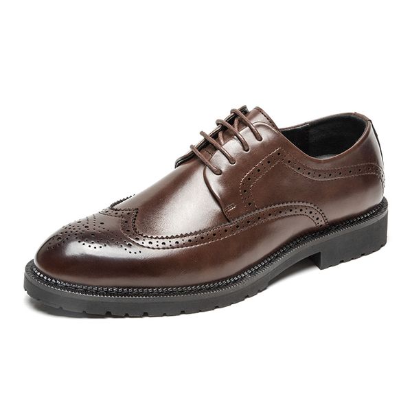 mens dress shoes fashion brogue men formal shoes leather luxury wedding shoes men oxford, Black
mens dress shoes fashion brogue men formal shoes leather luxury wedding shoes men oxford, Black