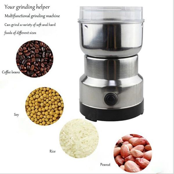 electric coffee grinder kitchen cereals nuts beans spices grains machine multifunctional home grinders
electric coffee grinder kitchen cereals nuts beans spices grains machine multifunctional home grinders