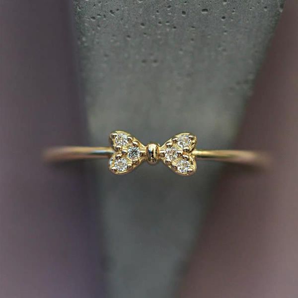 wedding rings cute female white round crystal ring minimalist gold color for women trendy bow small thin engagement, Slivery;golden
wedding rings cute female white round crystal ring minimalist gold color for women trendy bow small thin engagement, Slivery;golden