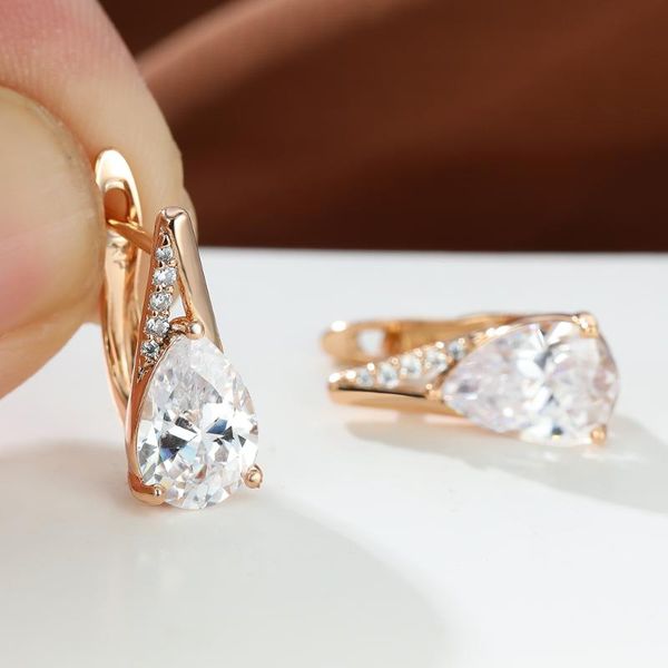hoop & huggie vintage fashion pear cut white cubic zirconia bridal wedding clip on earrings party accessories banquet for women, Golden;silver
hoop & huggie vintage fashion pear cut white cubic zirconia bridal wedding clip on earrings party accessories banquet for women, Golden;silver
