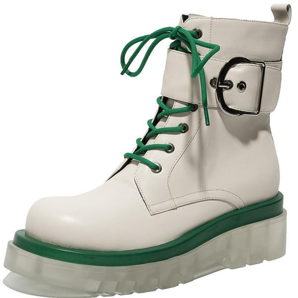 boots winter genuine leather handmade platform women buckle strap cross tied zipper round toe height increasing thick sole shoes, Black
boots winter genuine leather handmade platform women buckle strap cross tied zipper round toe height increasing thick sole shoes, Black