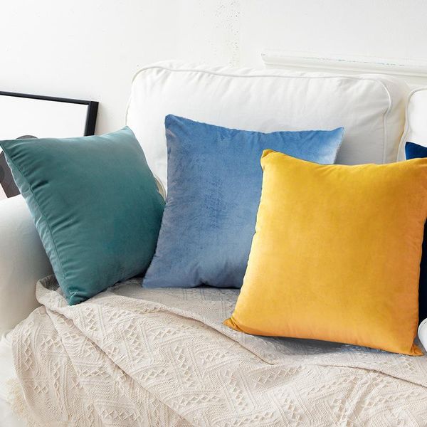 cushion/decorative pillow nordic solid velvet cushions cover sofa decorative 45x45cm living room car lumbar pillowcase 30x50cm for home deco
cushion/decorative pillow nordic solid velvet cushions cover sofa decorative 45x45cm living room car lumbar pillowcase 30x50cm for home deco