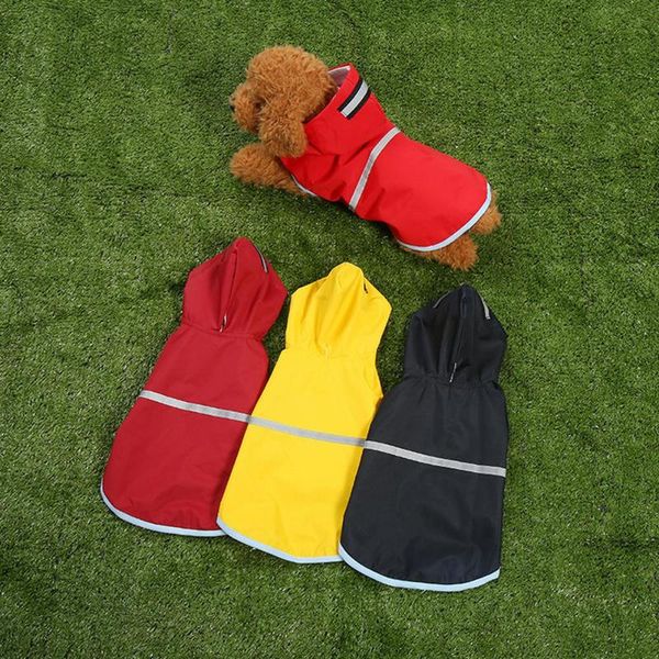 dog apparel 3 color pet raincoat rain coat for dogs jacket with hood poncho 100% waterproof reflective stripe
dog apparel 3 color pet raincoat rain coat for dogs jacket with hood poncho 100% waterproof reflective stripe