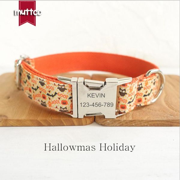 hallowmas holiday personalized dog collar engraved name and tel adjustable puppy custom pet for cat collars & leashes
hallowmas holiday personalized dog collar engraved name and tel adjustable puppy custom pet for cat collars & leashes