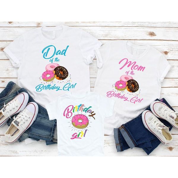 women's t-shirt donut birthday shirt, family t-shirts, girl,matching shirts, customized, personalized girl outfit, White
women's t-shirt donut birthday shirt, family t-shirts, girl,matching shirts, customized, personalized girl outfit, White