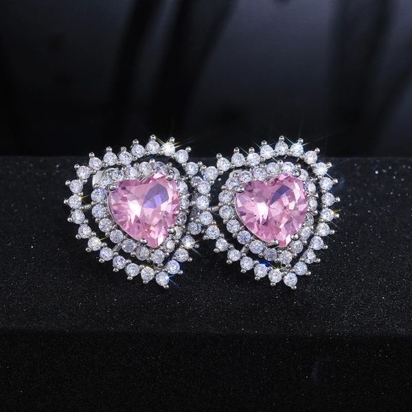 women earrings fashion love shape inlaid cubic zirconia earring accessories sweet and romantic surprise gift for friend stud, Golden;silver
women earrings fashion love shape inlaid cubic zirconia earring accessories sweet and romantic surprise gift for friend stud, Golden;silver
